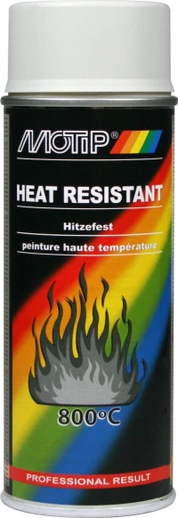 Motip Dupli Σπρέι Βαφής Θερμοκρασίας Heat Resistant Γκρι 400ml