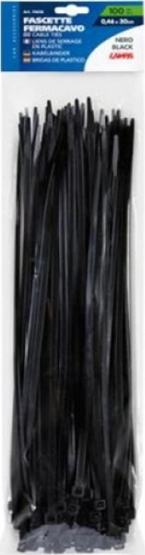 Lampa Δεματικά Καλωδίων 300x4.6 Μαύρο 100τμχ