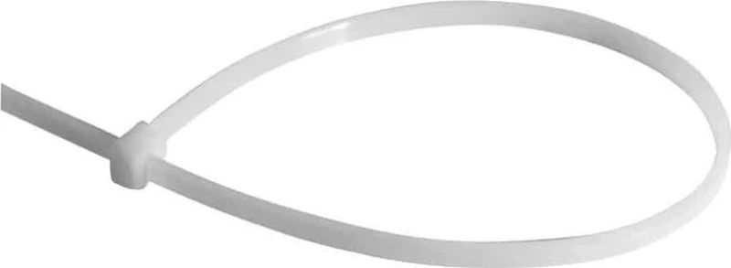 Eurolamp Δεματικά Καλωδίων 160x2.5 Λευκό 100τμχ