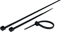 Eurolamp Δεματικά Καλωδίων 250x4.8 Μαύρο 100τμχ