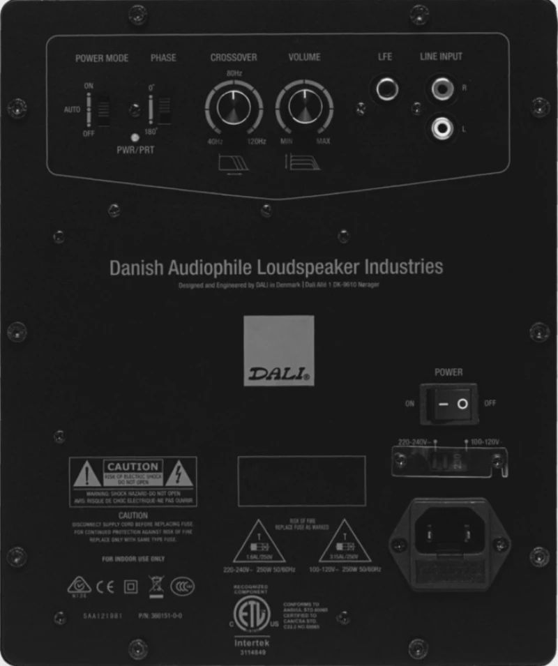 Dali SUB C-8 D Black