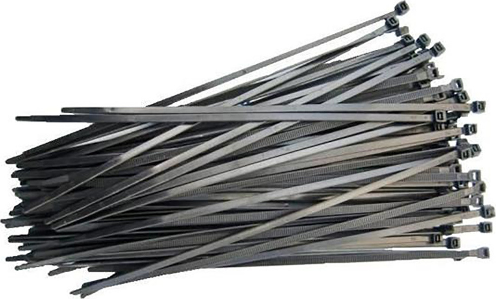ΔΕΜΑΤΙΚΑ 300x7.6mm ΜΑΥΡΑ 100τμχ AK-KO-120 SAS