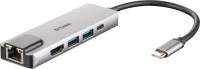 D-Link Usb Hub External Dub-M520 2 Ports, Hdmi, Ethernet & Usb Type-C