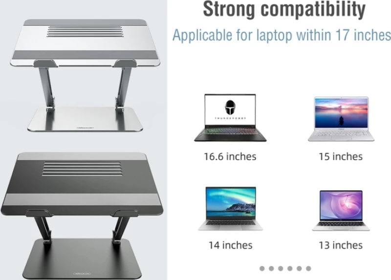 Nillkin ProDesk Adjustable Laptop Stand Grey