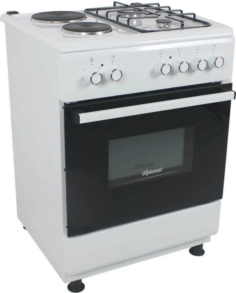Diplomat Κουζίνα 64lt με Εστίες Μικτές ELC-600G