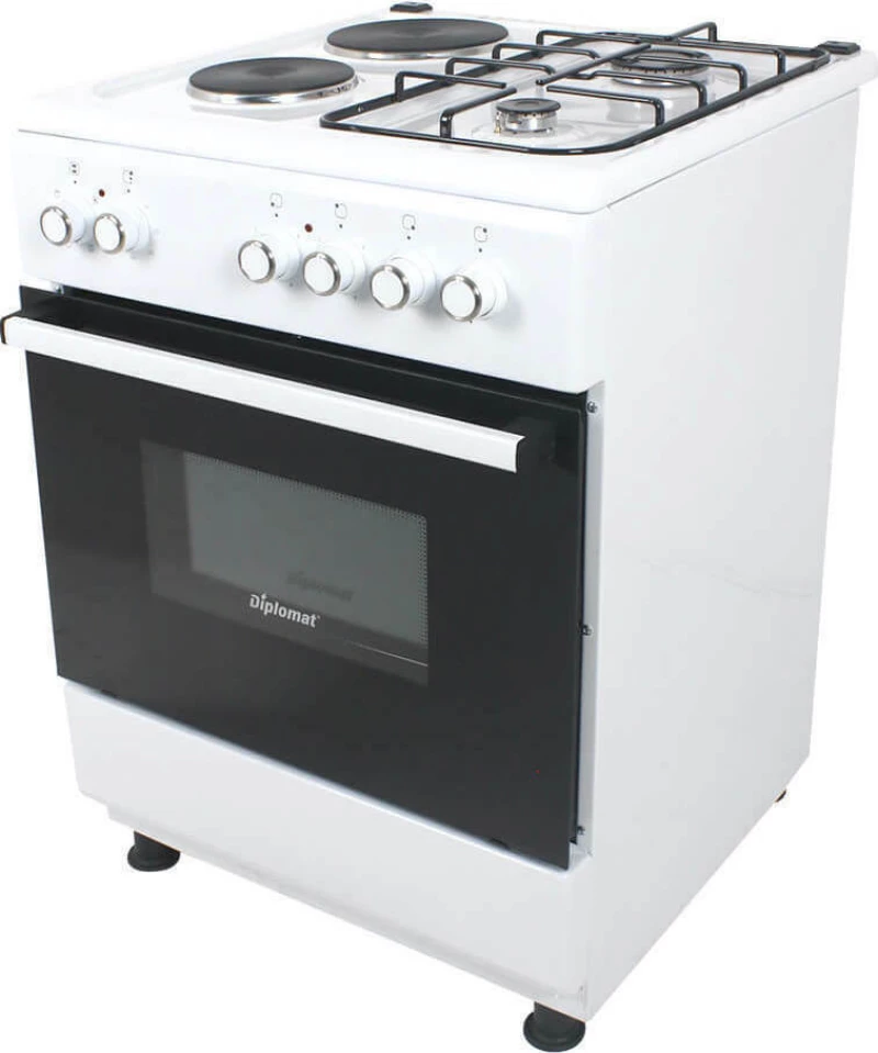 Diplomat Κουζίνα 64lt με Εστίες Μικτές ELC-600G