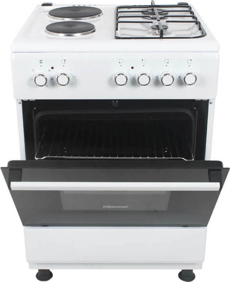 Diplomat Κουζίνα 64lt με Εστίες Μικτές ELC-600G