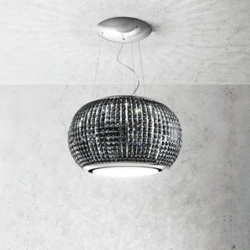 Elica Interstellar Bl/F/65 Prf0120253 Ø65Cm Inox/Μαύρο Γυαλί