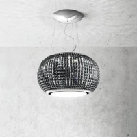 Elica Interstellar Bl/F/65 Prf0120253 Ø65Cm Inox/Μαύρο Γυαλί