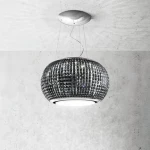 Elica Interstellar Bl/F/65 Prf0120253 Ø65Cm Inox/Μαύρο Γυαλί