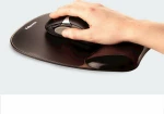 Fellowes Gel MousePad Wrist Rest Crystal Black