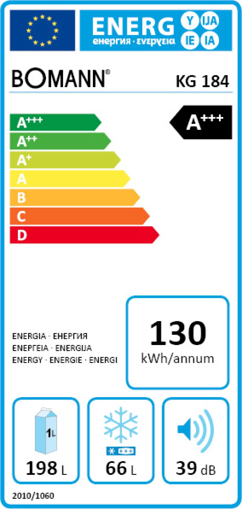 Bomann Ψυγειοκαταψύκτης Inox KG 184 IX