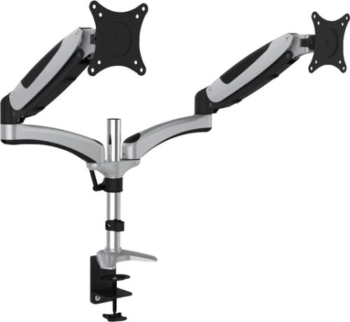 Digitus DA-90353 βάση γραφείου επίπεδης οθόνης 68,6 cm (27") Σφιγκτήρας Μαύρος (Μαύρο), Άργυρος