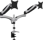 Digitus DA-90353 βάση γραφείου επίπεδης οθόνης 68,6 cm (27") Σφιγκτήρας Μαύρος (Μαύρο), Άργυρος
