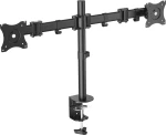Digitus DA-90349 βάση γραφείου επίπεδης οθόνης 68,6 cm (27") Σφιγκτήρας Μαύρος (Μαύρο)