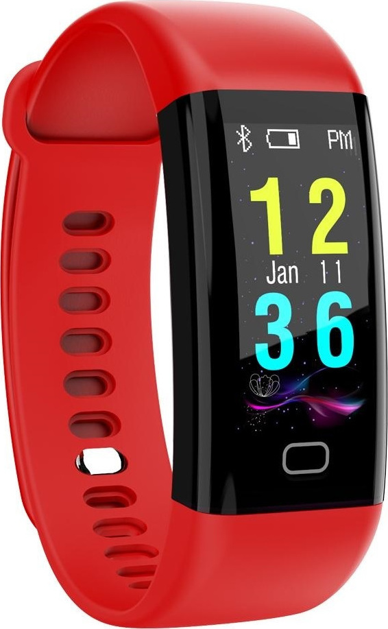 D12 Activity Tracker με Παλμογράφο Κόκκινο