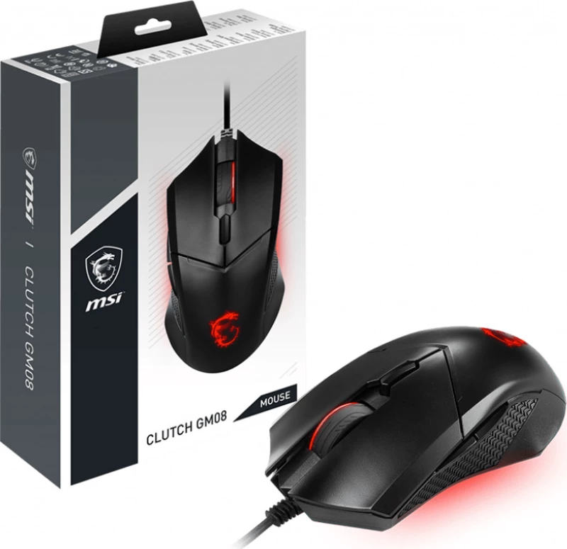 MSI Clutch GM08 Gaming Ποντίκι