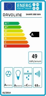 Davoline Shape 90 Λευκό