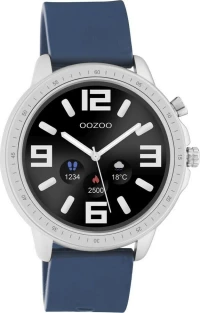 Oozoo Q00315 45mm (Ασημί/Μπλε)