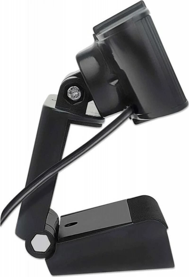 Manhattan 1080p USB Webcam usb with microphone black 462006