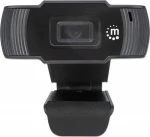 Manhattan 1080p USB Webcam usb with microphone black 462006