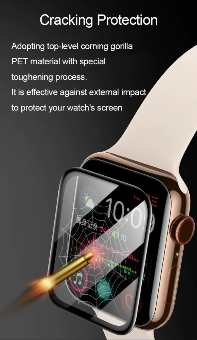 PMMA Film Apple Watch 38mm Black