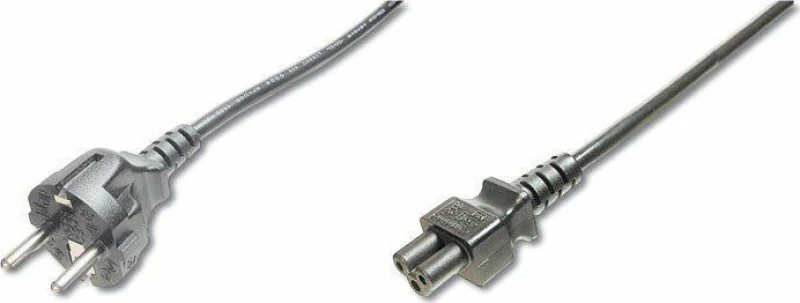 Digitus Schuko - IEC C5 Cable 1.8m Μαύρο (AK-440103-018-S)