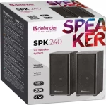 Defender Spk 240 2.0 Stereo Speakers 6W Black