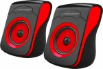 Ηχείο 2.0 Usb Μαύρο/Κόκκινο Ep140Kr