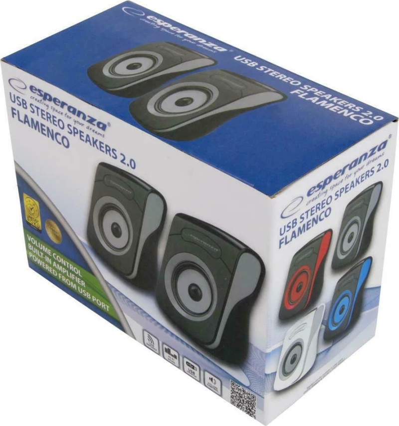 Ηχείο 2.0 Usb Μαύρο/Κόκκινο Ep140Kr