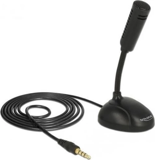 DeLOCK 65872 μικρόφωνο Mobile phone/smartphone microphone Μαύρος (Μαύρο)