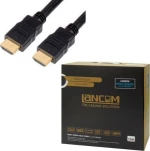Lancom HDMI 1.4 Cable HDMI male - HDMI male 25m Μαύρο