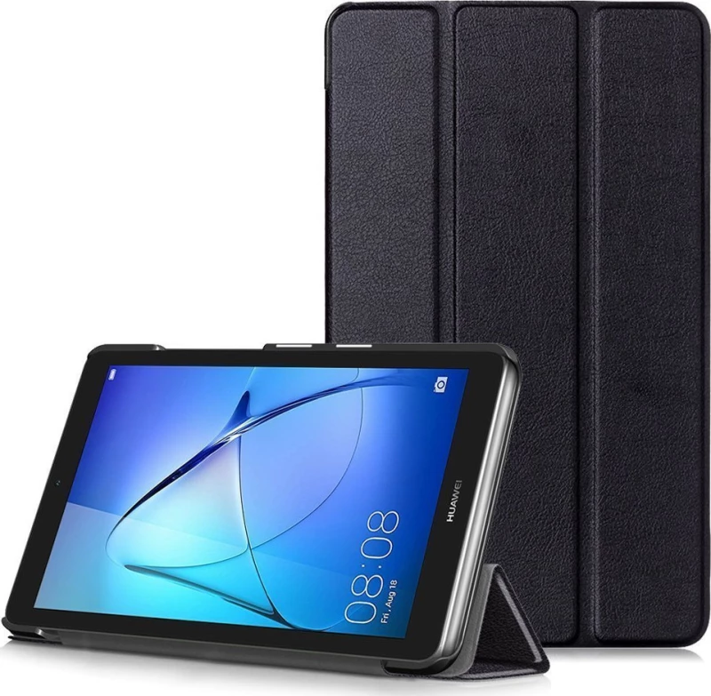 Tri-Fold Flip Cover Μαύρο (MediaPad T3 7.0 WiFi)
