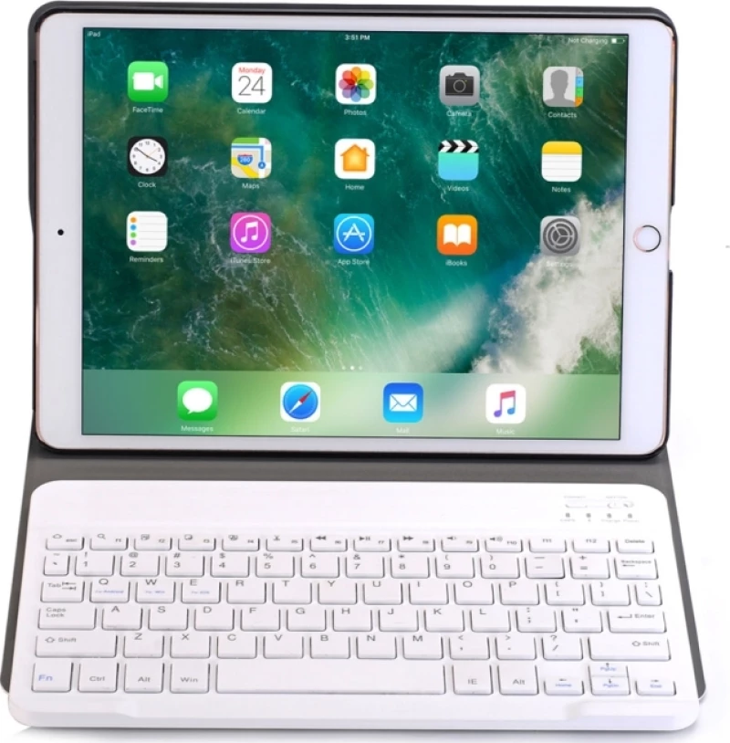 Flip Cover Bluetooth Πληκτρολόγιο Χρυσό (iPad Air 2019 / iPad Pro 2017 10.5")