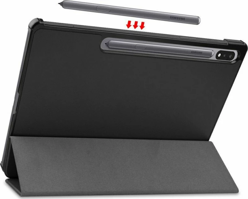 Θήκη TECH PROTECT SMART cover Folio Stand,Smart Sleep για SAMSUNG GALAXY TAB S7+ PLUS 12.4 T970/T976 - ΜΑΥΡΟ
