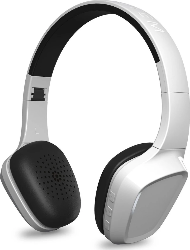 Energy Sistem 1 Bluetooth Ασύρματα Over Ear Ακουστικά Λευκά