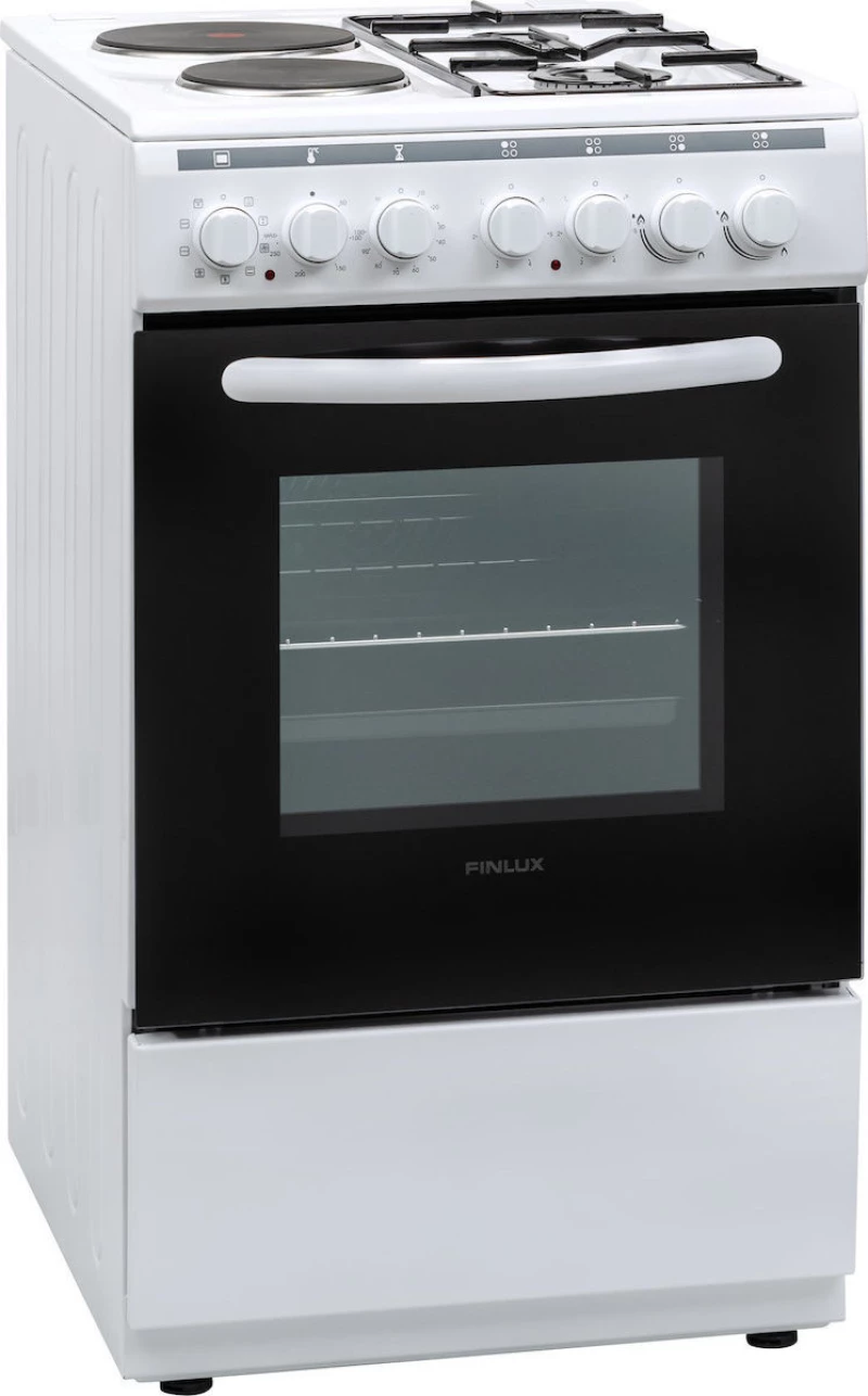 Finlux Κουζίνα Αερίου 50lt με Εστίες Μικτές FXC 522M
