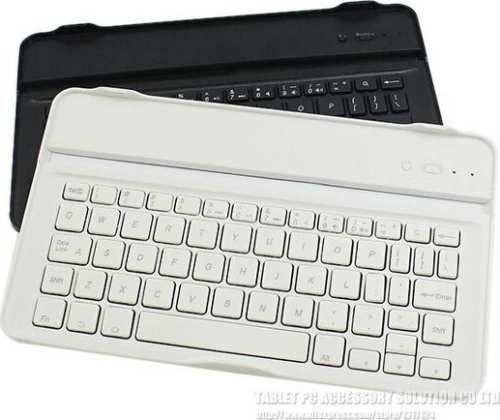 Πληκτρολόγιο για Galaxy Tab Pro 8.4 inch T320 T321 Aluminum Bluetooth Keyboard Case Cover Dock For Samsung Tab Pro 8.4" T320 Tablet Μαύρο (OEM)