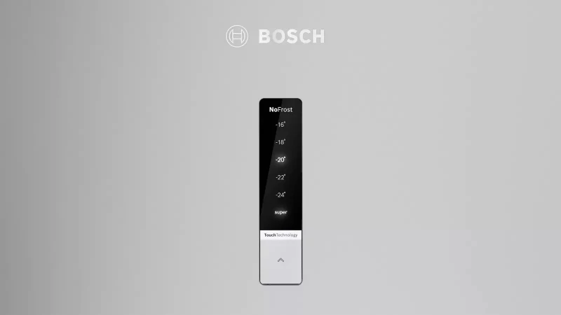 Bosch KDN43V1FA Ψυγείο Δίπορτο NoFrost Inox