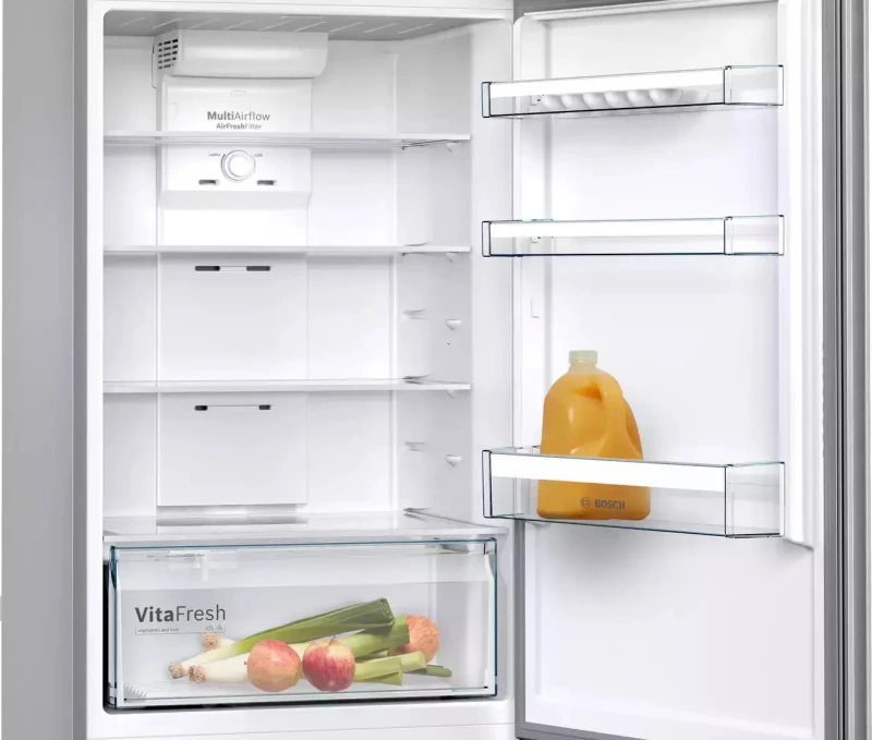 Bosch KDN43V1FA Ψυγείο Δίπορτο NoFrost Inox