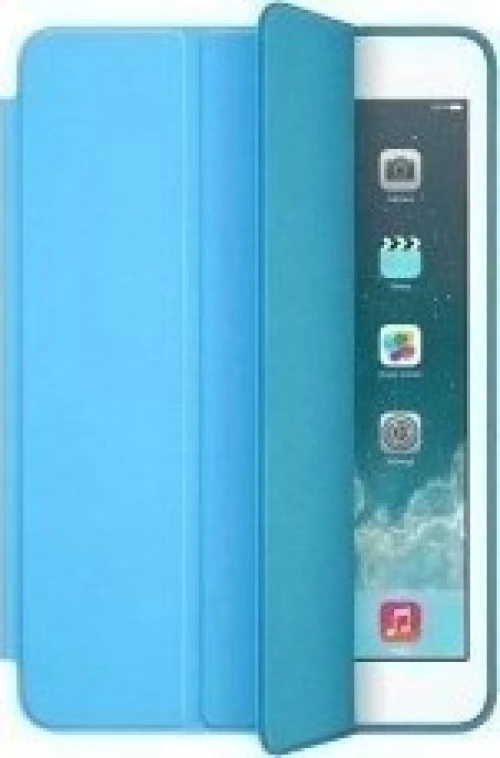 Apple iPad 2/3/4 – Δερμάτινη Θήκη με Πίσω Διάφανο κάλυμμα Σιλικόνης 3Fold Γαλάζιο (OEM)