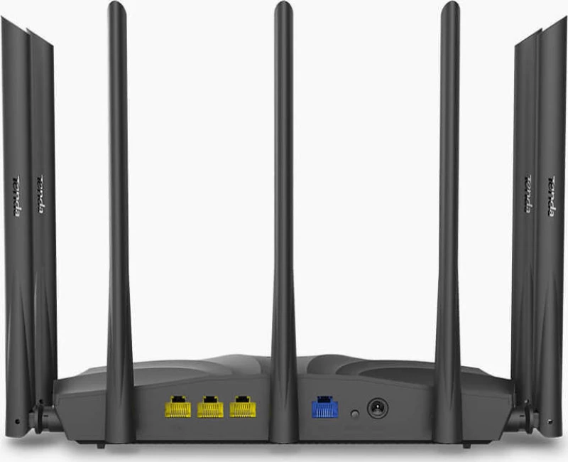 Tenda AC23 wireless router Gigabit Ethernet Dual-band (2.4 GHz / 5 GHz) Black