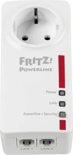 Avm Fritz!Powerline 1220E 1200 Mbit/S Σύνδεση Ethernet/Lan Λευκός (Άσπρος) 1 Τεμάχια