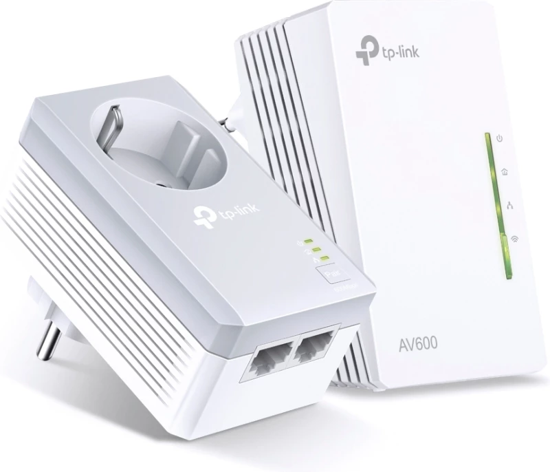 Tp-Link Av600 2-Port Powerline Wifi Extender Kit Tl-Wpa4226Kit V5