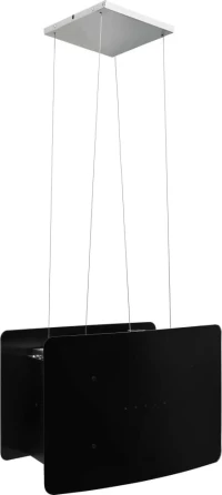 vidaXL Απορροφητήρας Νησίδα Κρεμαστός Αφής με LCD από Ψημένο Γυαλί