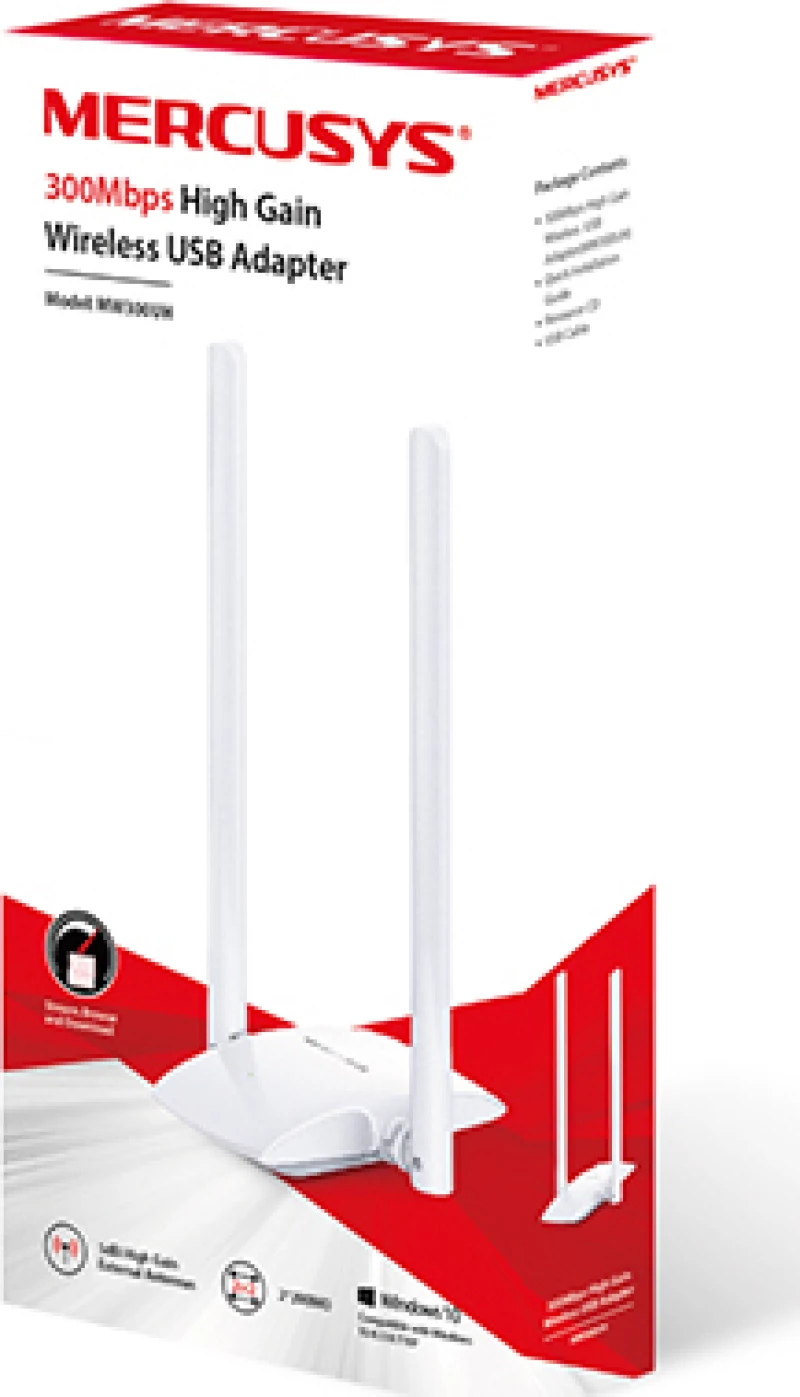 Mercusys Mw300Uh Networking Card Wlan 300 Mbit/S