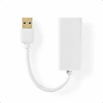 Αντάπτορας Δικτύου Usb Nedis Ccgb61950Wt02 Male Usb-A To Female Rj45