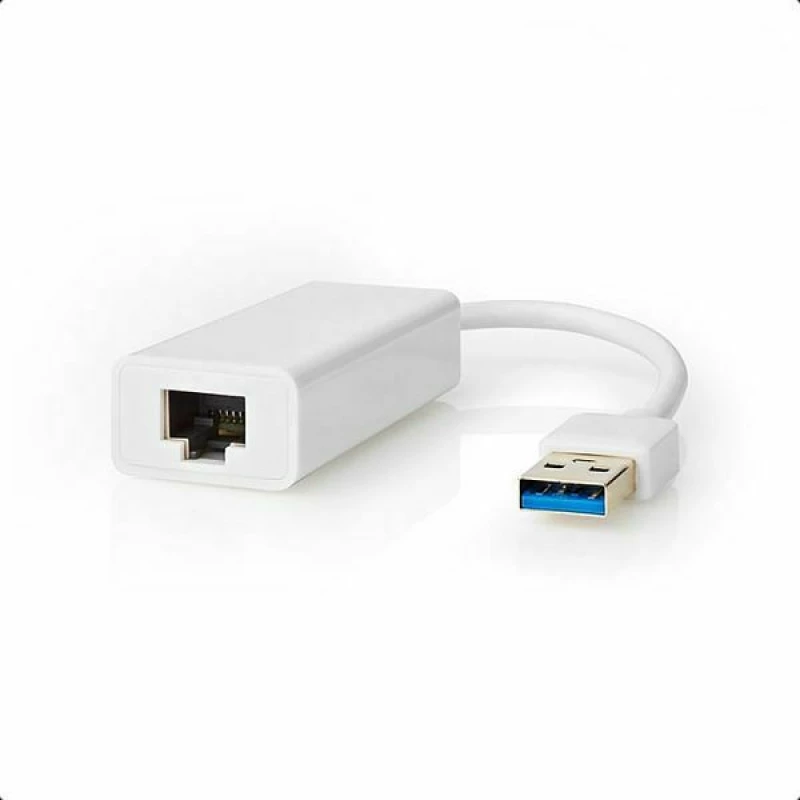 Αντάπτορας Δικτύου Usb Nedis Ccgb61950Wt02 Male Usb-A To Female Rj45