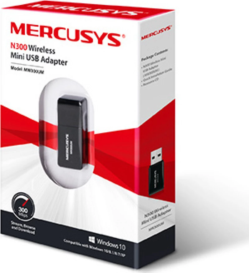 Mercusys Mw300Um Networking Card Usb 300 Mbit/S Internal
