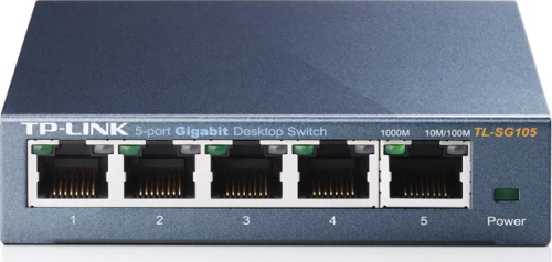 Tp-Link Tl-Sg105 Μεταγωγέας Δικτύου Μη Διαχειρίσιμος Μαύρος (Μαύρο)